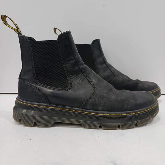 Men's Black Dr. Martens Short Boots Size 11 image number 4
