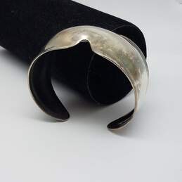 RLM Studio Sterling Silver Pinched Cuff 5 1/2" Bracelet 43.5g alternative image