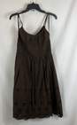 Loft Brown Casual Dress - Size Medium image number 2