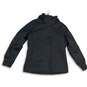 Womens Black Long Sleeve Mock Neck Pockets Hooded 3-in-1 Full-Zip Jacket Size XL image number 1