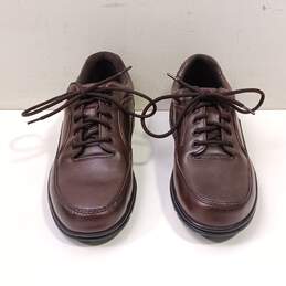 Rockport Brown Leather Oxford Casual Shoes Men's Size 10.5