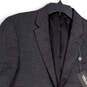 NWT Mens Gray Long Sleeve Notch Lapel Single Breasted Blazer Size 42R W35 image number 3