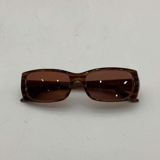 Womens RB4067 Brown UV Protection Polarized Full-Rim Rectangle Sunglasses image number 1