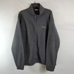 Columbia Men Grey Fleece Jacket XL
