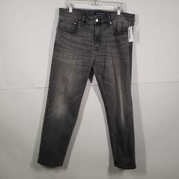 Mens Regular Fit 5-Pocket Design Straight Leg Jeans Size 36X30