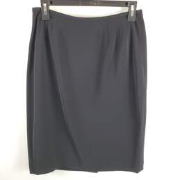 Kasper Women Black Midi Pencil Skirt Sz 6P alternative image