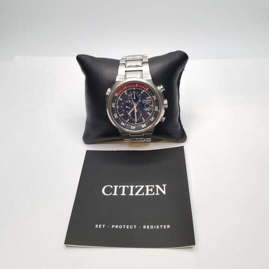 Citizen B612 Citizen Eco-Drive B612 47mm Blue Dial Chromo Watch 185g image number 1