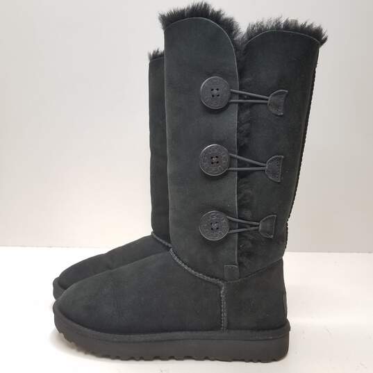UGG Bailey Button Triplet II Women's Boots Black Size 7 image number 1