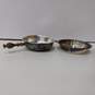 Vintage Silver Plated Wooden Handled Chafing Pan Set image number 1