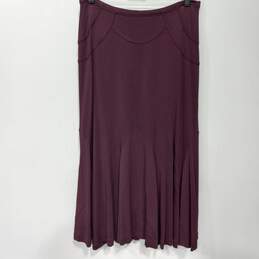 Banana Republic Women's Purple Flowy Maxi Skirt Size 8