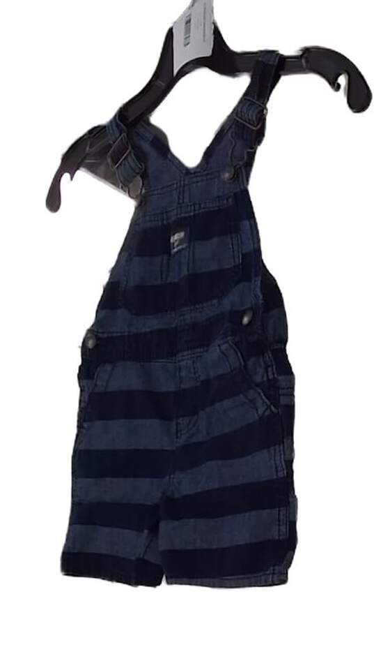 Boys Blue Pockets One Piece Overalls Size 24m image number 1