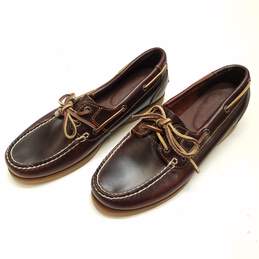 Timberland Dark Brown Boat Shoes US 7.5