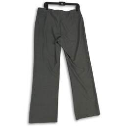 The Limited Womens Gray Flat Front Wide-Leg Dress Pants Size 12L alternative image