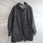 Levi Strauss Full Zip/Button Up Hooded Rain Coat Jacket No Size Tag image number 1