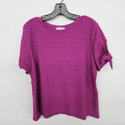 Liz Claiborne Purple Shirt