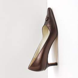 Amalfi Women's Brown Leather Heels Size 7