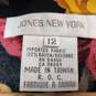 Jones New York Floral Button Up LS Blouse Women's 12 image number 3