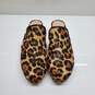 J. Crew Calf Hair Leopard Patterned Wood Heel Clogs WM Size 10 image number 1