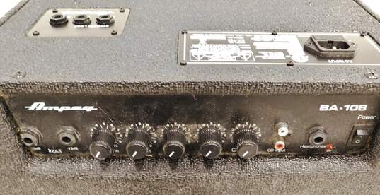 Ampeg Brand BA-108 Model Black Electric Bass Guitar Amplifier w/ Power Cable image number 2