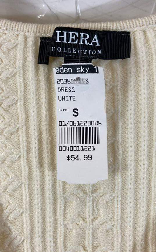 Hera Ivory Sweater Wrap Midi Dress - Size Small NWT image number 2