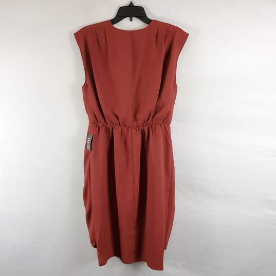 Express Women Burnt Red Dress M NWT image number 2
