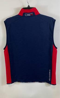 NWT Polo Ralph Lauren Mens Blue Red Sleeveless Full-Zip Golf Vest Size Medium alternative image