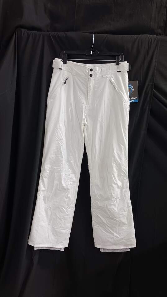 Rawick Outdoor Gear Men's White Water Resistant Snow Pants Size M NWT image number 1