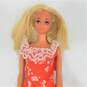 VTG 1974 Mattel Barbie Gold Medal P.J. Gymnast Doll 7263 w/ Best Buy Red Printed Maxi Dress image number 2