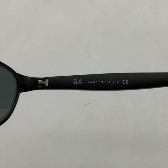 Mens RB3247 006 Matte Black Full Rim UV Protection Rectangular Sunglasses image number 5