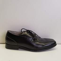 Men's Stacy Adams Hobart Leather Oxfords, Black, Size 9.5