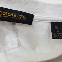 Scotch & Soda L'ATELIER White T-Shirt Women's XXL alternative image