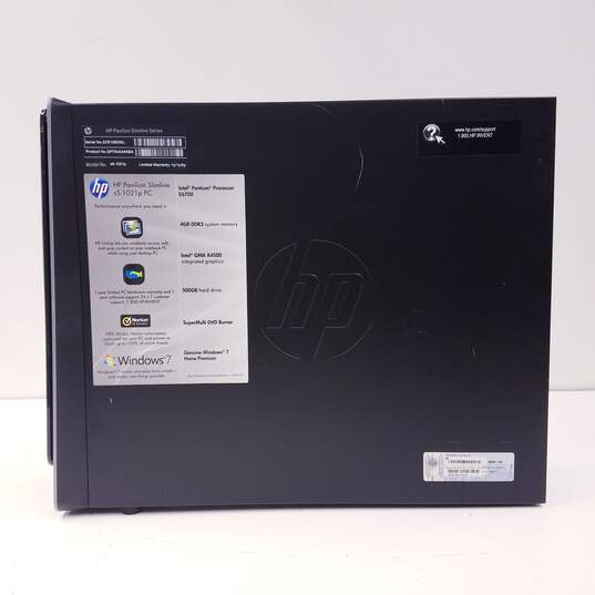 HP Pavilion Slimline Series (s5-1021p) PC Desktop image number 4