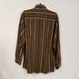 Mens Multicolor Striped Long Sleeve Collared Formal Dress Shirt Size 17/43 image number 2