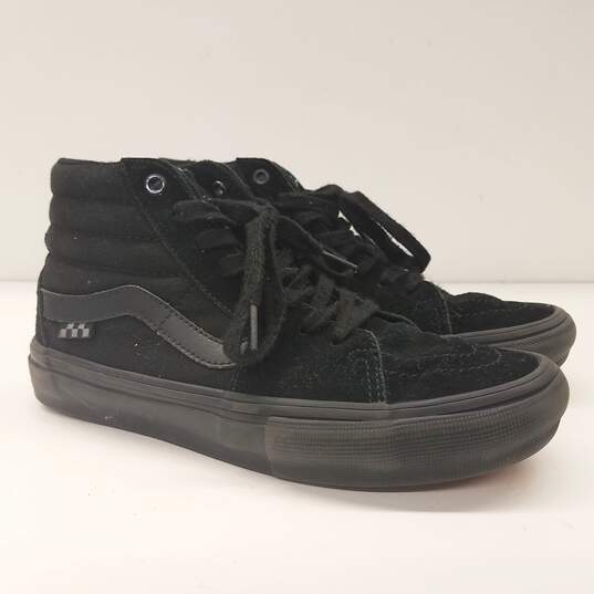 Vans Sk8 Hi Black Suede/Canvas Men's Casual Shoes Size 6.5 image number 1