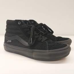 Vans Sk8 Hi Black Suede/Canvas Men's Casual Shoes Size 6.5
