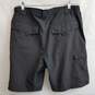 Men's dark gray hiking trail cargo shorts size 34 image number 2