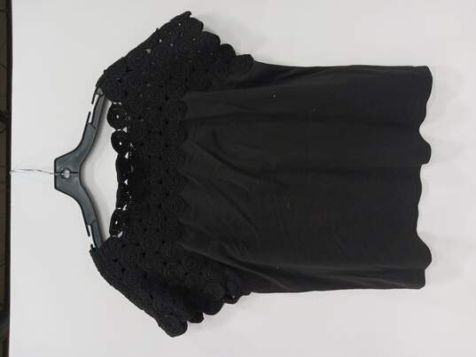Liz Claiborne Black Shirt Women's Size L/XL image number 2