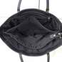 Michael Kors Black Leather Jet Set Shopping/Travel Tote Bag Purse image number 5