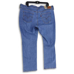 NWT Womens Blue Denim Medium Wash 5-Pocket Design Straight Leg Jeans Sz 20W alternative image