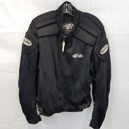 Joe Rocket Ballistic Series Black Padded Motorcycle Jacket Adult Size L