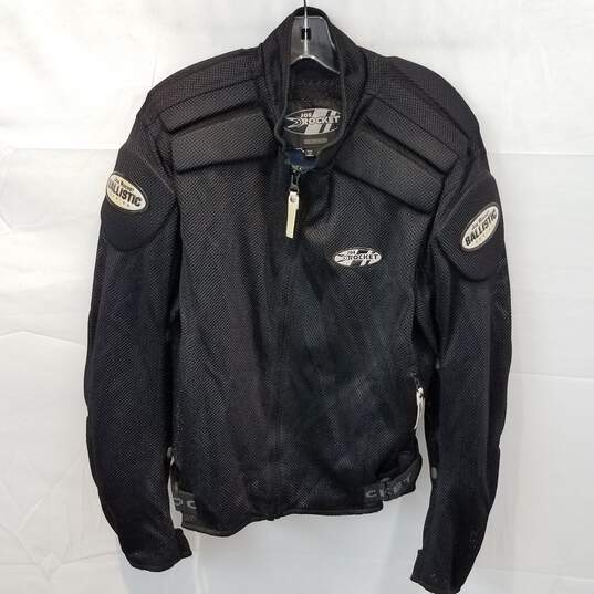 Joe Rocket Ballistic Series Black Padded Motorcycle Jacket Adult Size L image number 1