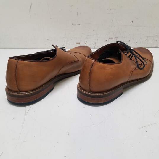 Vince Camuto Lamson Brown Leather Oxfords Men's Size 11M image number 4