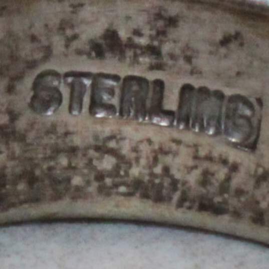 Artisan Teme Signed Sterling Silver Ring Size 6.25 - 3.92g image number 6