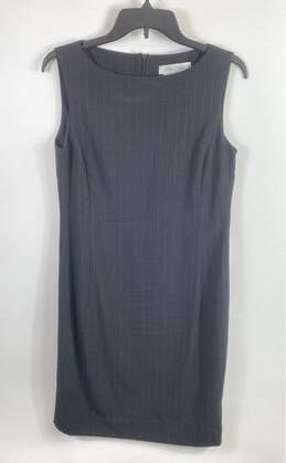 Max Mara Black Pinstriped Dress - Size SM