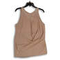 NWT Womens Pink Round Neck Sleeveless Pullover Tank Top Size Medium image number 2