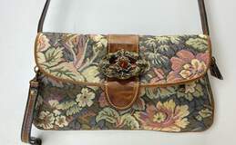 Patricia Nash Tapestry Floral Crossbody Bag Multicolor
