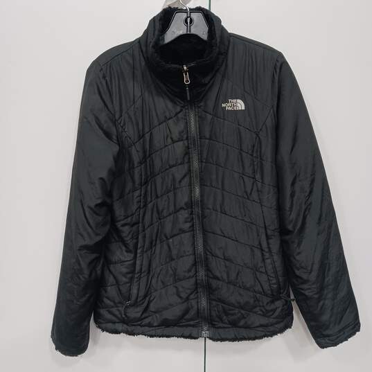 The North Face Women's Black Full Zip Reversible Jacket Size S image number 1
