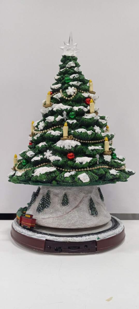 Thomas Kinkade 'The Heart of Christmas' Rotating Tree w/Train image number 2