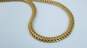 10k Yellow Gold Chunky Flattened Chain Necklace 13.2g image number 3