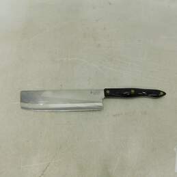 Cutco Vegetable Cleaver Knife 1735 KJ Classic Brown Swirl Handle